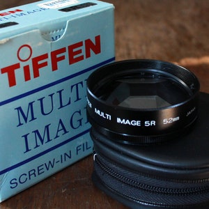 Vintage 52mm 5 Bildfilter, 5R. In Koffer und Originalbox. Tiffen