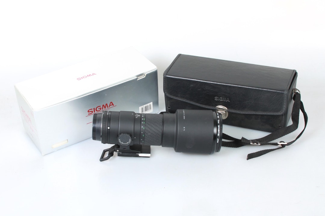 400mm F5.6 Sigma APO Nikon MF Telephoto Lens in Box & Case - Etsy