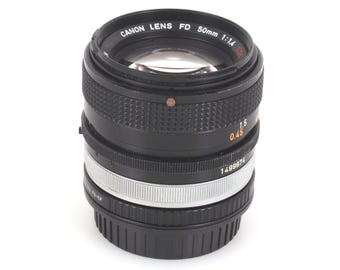Objectif Canon New FD 50mm F/1.8 – Mint – AE-1, A-1 Avec Caps Et Filtres