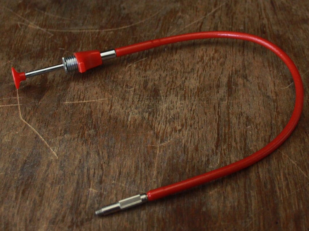 Red Cable Release for Film Camera Etsy