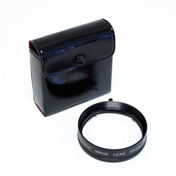 Kalt Multiple Image Lens 55mm Filter Attachment 52mm Threaded 1:1 With Case