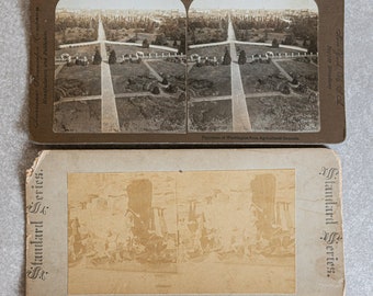 Stereoview Cards - Lot of 4 - Various Scenes