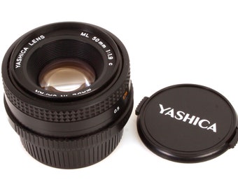 Objetivo Yashica 50 mm f1.9 ML CY con montura Contax/Yashica
