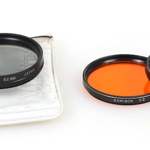 52mm Filters Uv, Orange, Polarizer Set Of 3