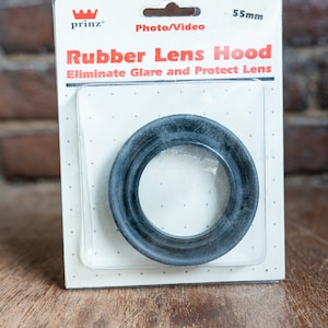 55mm Prinz Rubber Pop Up Lens Hood - New Old Stock