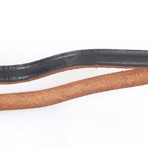 Caméra Strap Black Thin Leather 1950s
