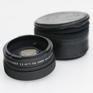 Canon  FD- Film Camera Lens Doubler with Case