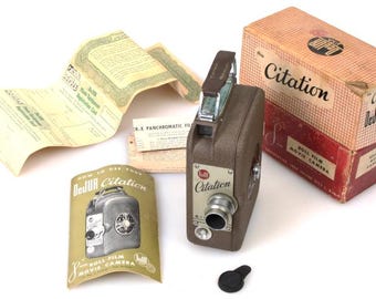 Vintage Citation DeJUR 8mm Movie Camera in Original Box