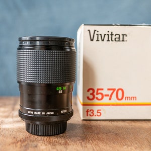 Vivitar 35-70mm f3.5 Zoom Lens for Minolta MD Mount Cameras