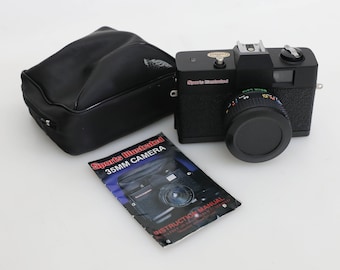 Sports Illustrated 35mm Point and Shoot Camera with Case and Manual