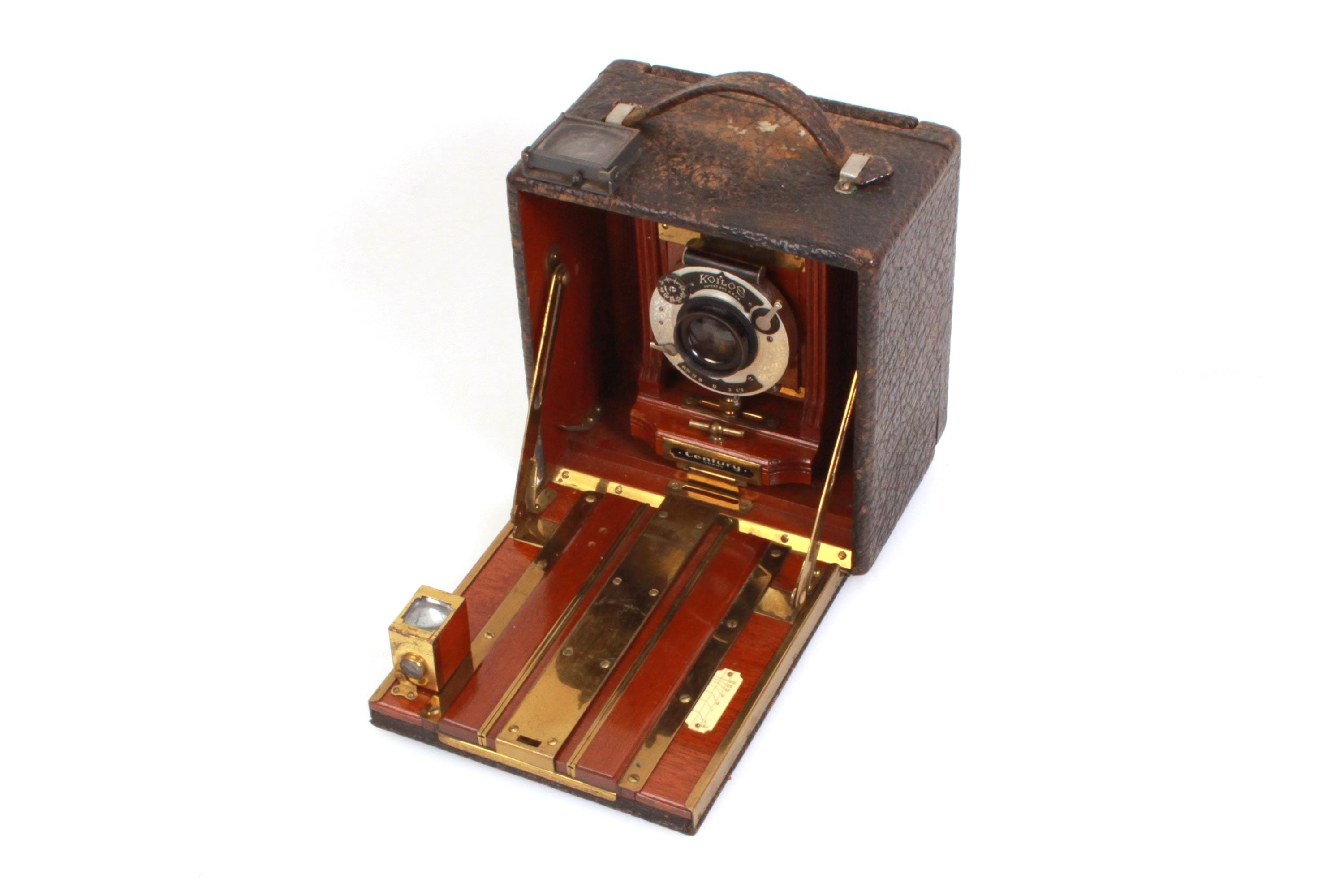 Rare Antique 1900 4x5 Century Wood Brass Folding Plate Camera W 6.8 ...