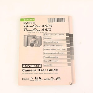 Canon Powershot A620 - Etsy