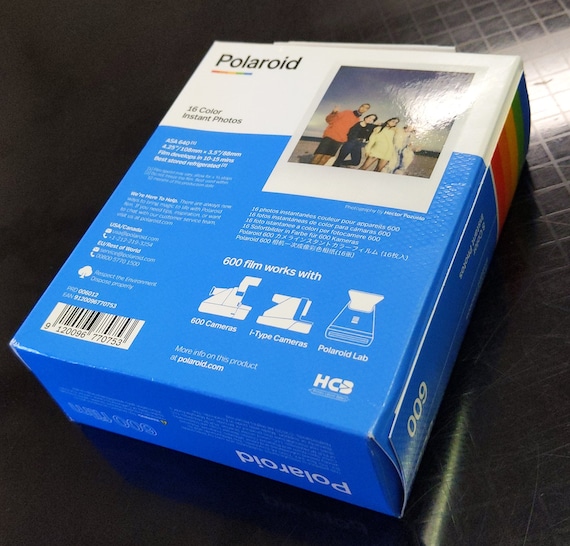 Polaroid 600 Color Film Pack, 16 Photos per Pack, Expired 8/21