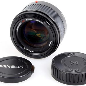 Minolta AF 50mm f/1.4 Lens w/ Caps