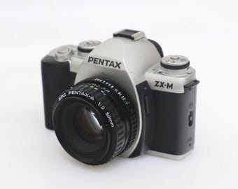 M*  Pentax ZX-M 35mm SLR Student Film Camera With 50mm F/2 SMC
