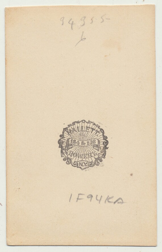 しー様 ジョン・タートゥーロのそっくりさん。CDV。バワリー、ニューヨーク