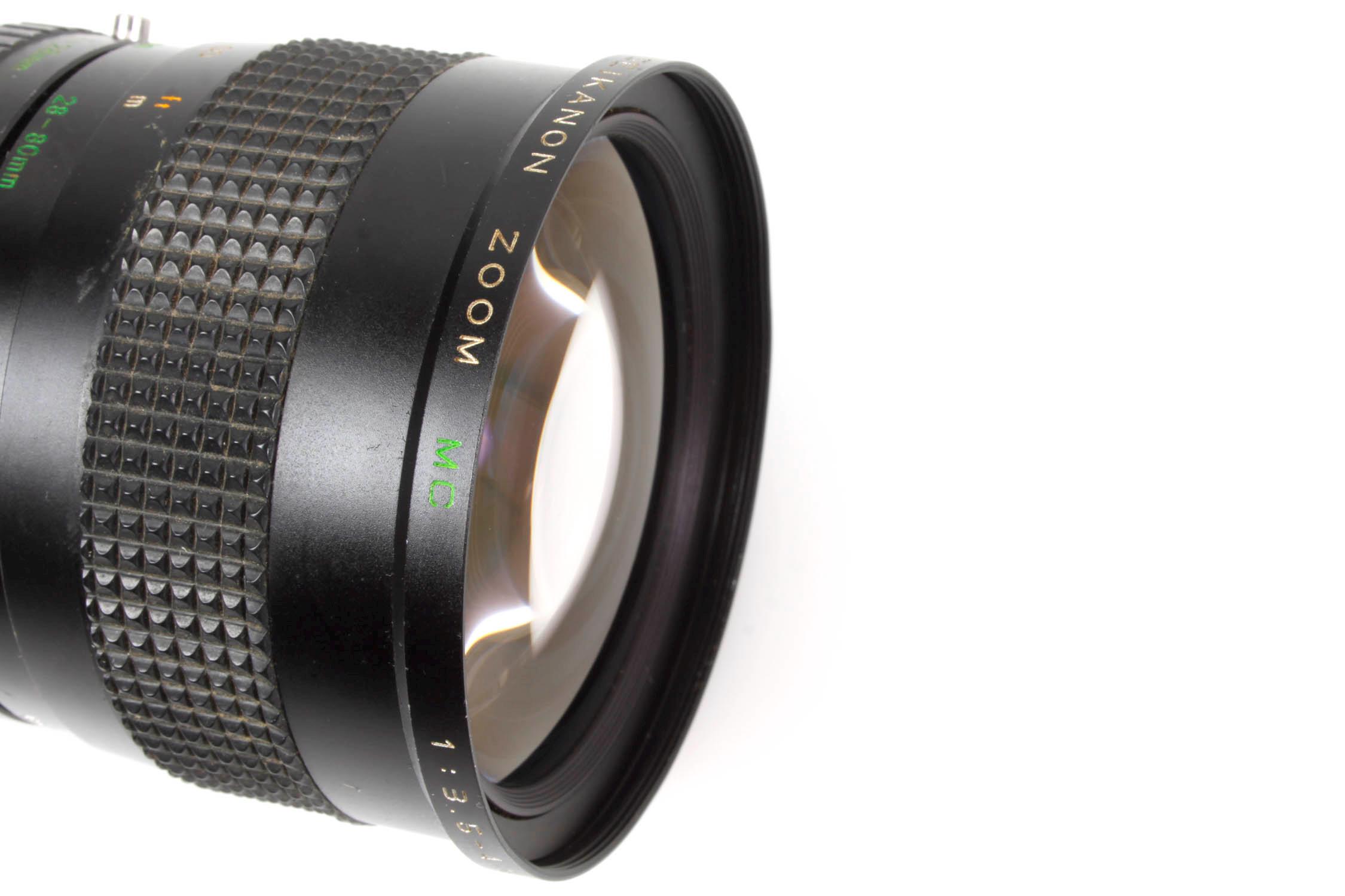 セイカノン 28-80mm F/3.5-4.5 広角ズームレンズ（キヤノンFDマウント