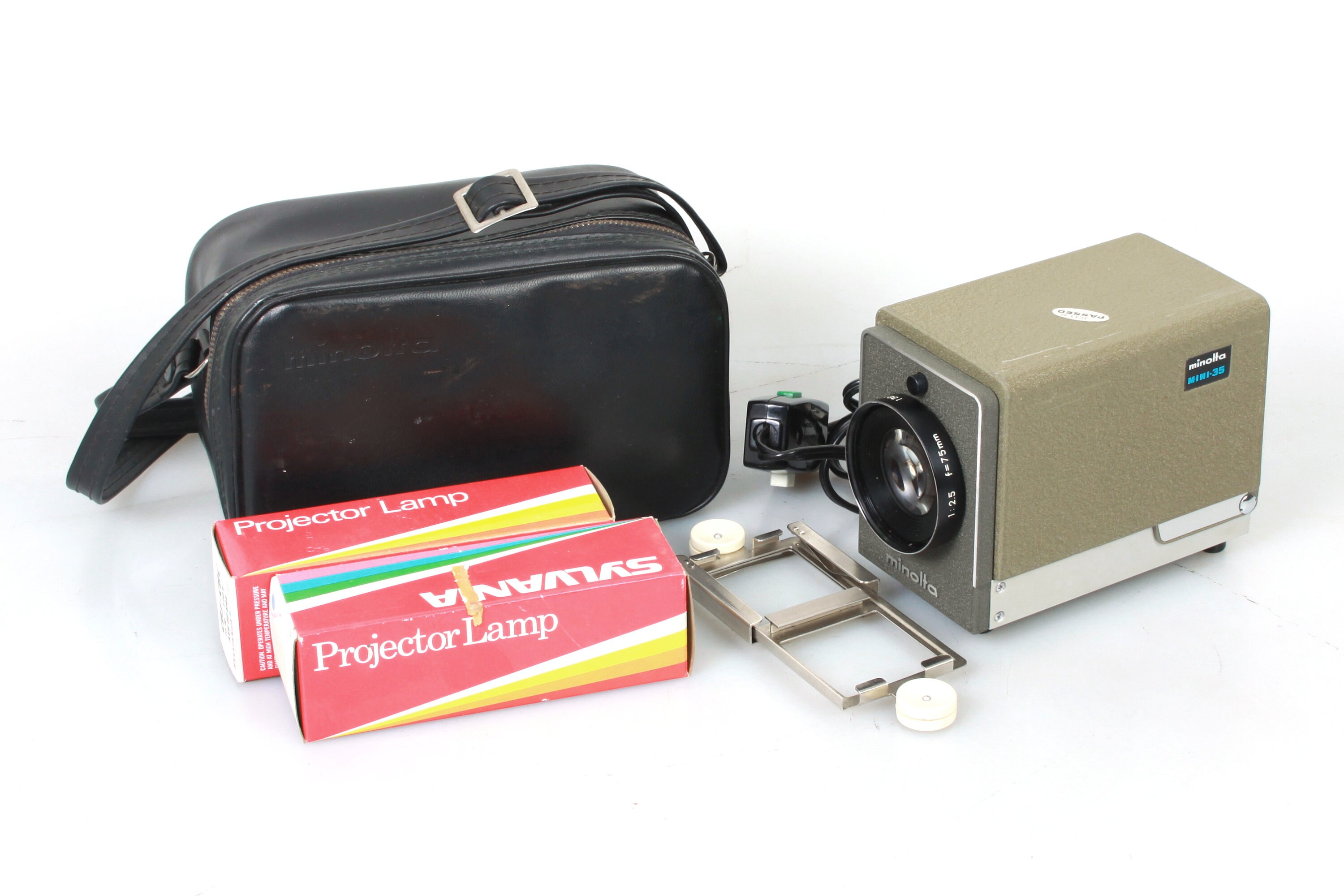 プロジェクター MINOLTA Mini 35 Minolta Mini 35 Slide Projector With Original Case + 2 Extra