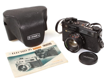 Yashica Electro 35 レンジファインダーカメラ ブラック ケース