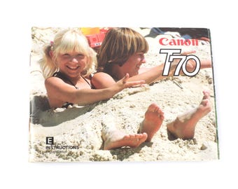 Canon T70 Vintage Camera Manual