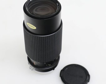 Tokina for Nikon Film Lens Telephoto 70-210mm f/4.0 with Macro and Lens Caps