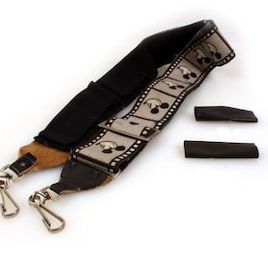 Genuine Walt Disney Mickey Mouse SLR Camera Strap w/ Strap Protectors
