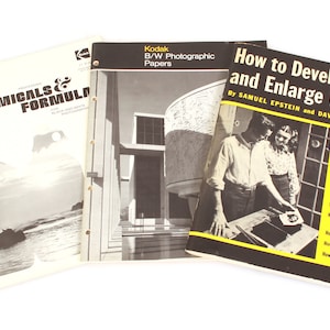 Vintage Film Photography Developing and Printmaking Guide Books Set of 3
