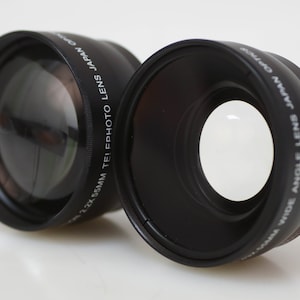 55mm Wide Angle Macro & Telephoto Lens Set of 2
