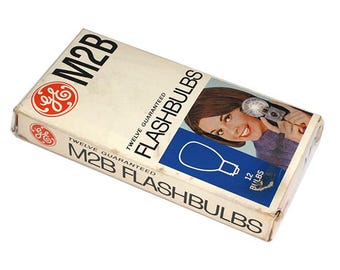 Bombillas de flash M2B vintage, paquete de 12, iluminación para fotografía