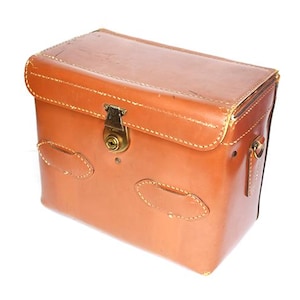 Camera Case Brown Leather Vintage