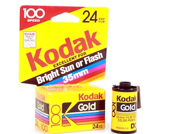 Kodak Gold 100 35mm Film Roll Expired Experimental