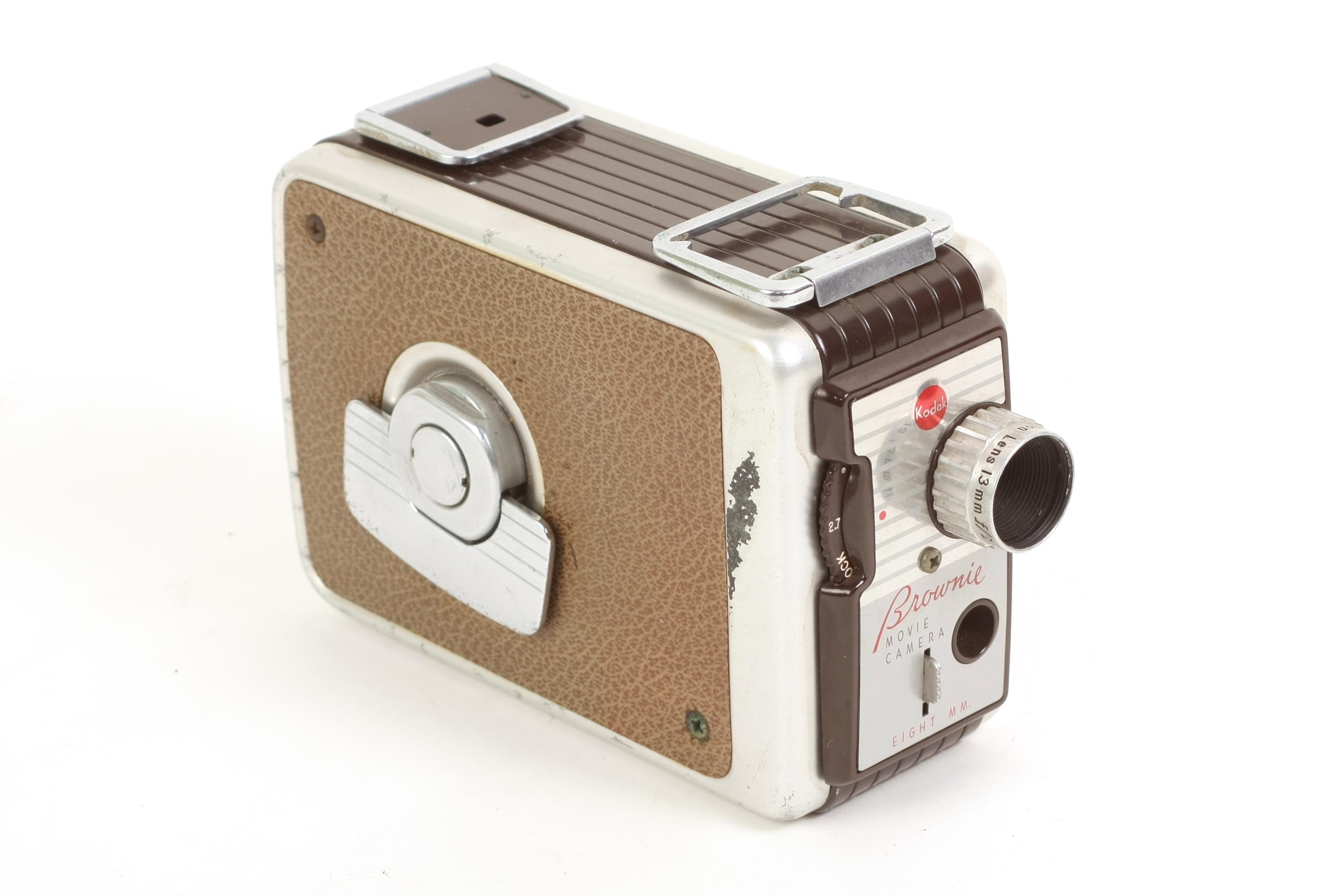 Caméra 8 Mm Kodak Brownie II, Objectif Angénieux F:1,9 12,5mm, Collection, Occasion