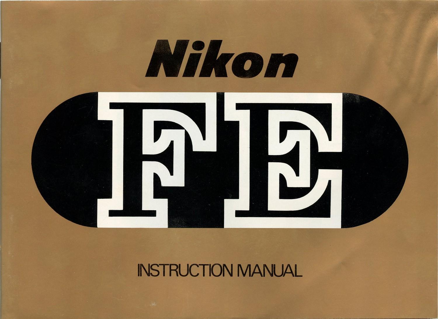 Nikon Fe Manual - Etsy