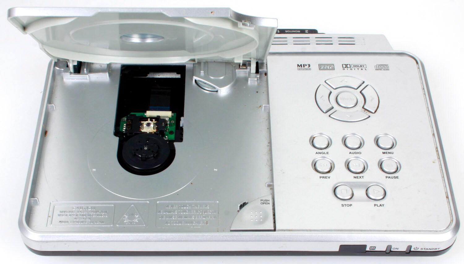 Kawasaki PVS1965 Portable DVD System W/ 2 6.5 Screens, Case