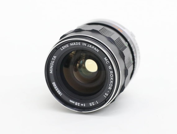 Minolta MC W. Rokkor-si 28mm F/2.5 Lens, MD Mount, Hood & Case - Etsy Minolta MC W. Rokkor-si 28mm F/2.5 Lens, MD Mount, Hood & Case - Etsy