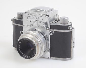 Ihagee Exa V1 With Zeiss Tessar 50mm F3.5, Vintage 35mm Film