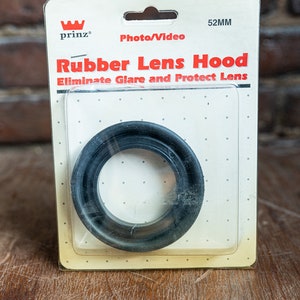 52mm Prinz Rubber Pop Up Lens Hood - New Old Stock