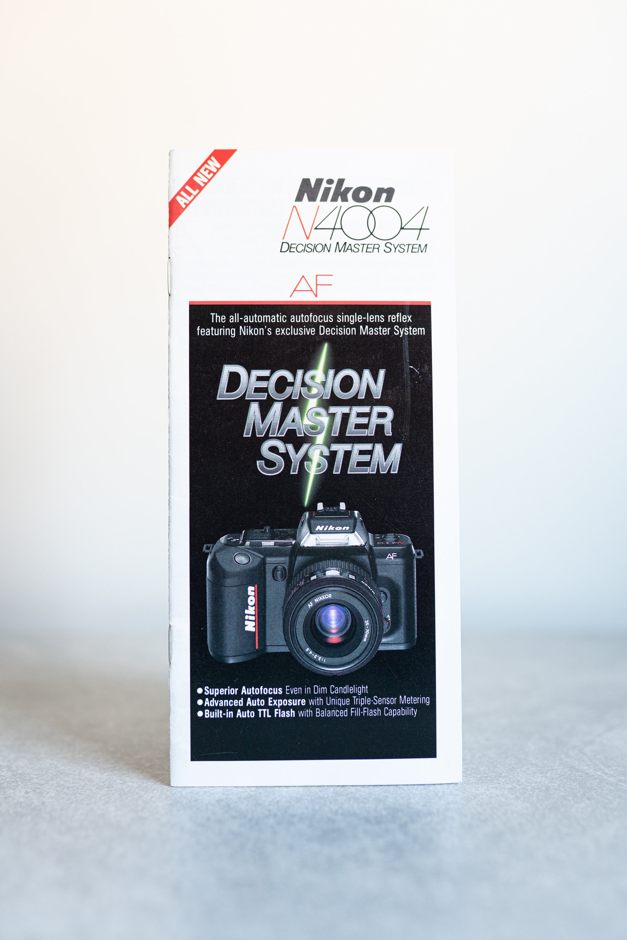 Nikon N4004 Camera Brochure Guide Catalog Etsy Canada