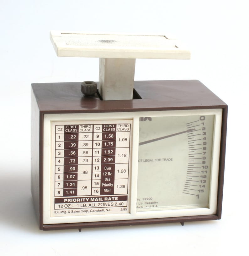 Vintage Mail Scale//weighing Scale Etsy