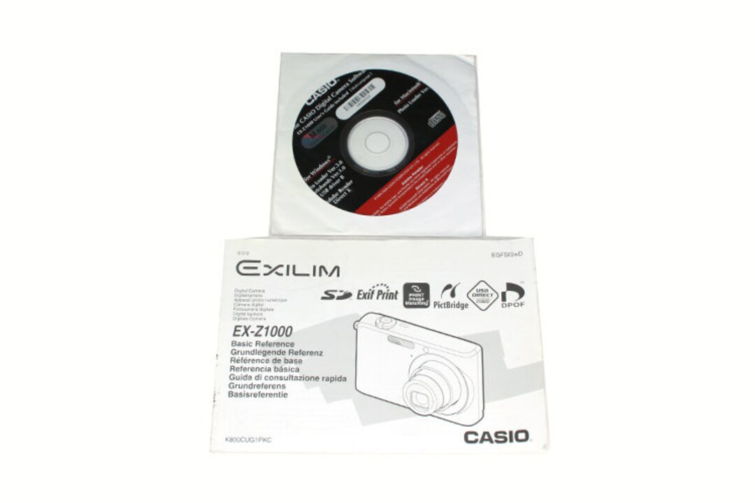 EX Z1000 Casio Exilim Instruction Manual Etsy UK