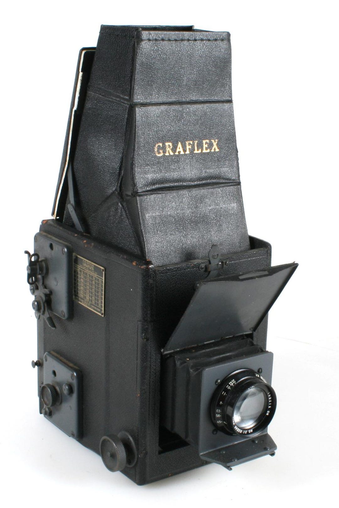 ガメラ ヴィンテージ Graflex シリーズ B カメラと Kodak 127 mm レンズ
