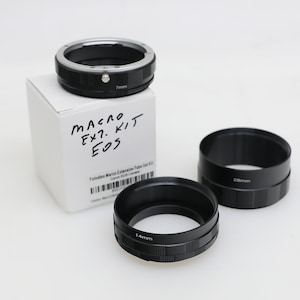 Fotodiox Macro Extension Tube Set 7mm/28mm/14mm for Canon EOS