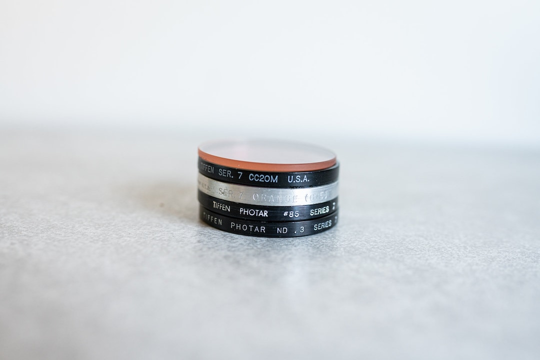 ヴィンテージシリーズ6フィルターセット – Tiffen ND.3、G15、#85