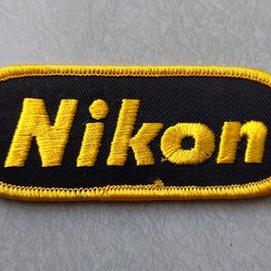 Nikon Sew On Patch Vintage original OEM