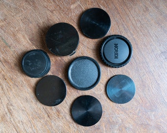 Vintage Camera Body and Lens Caps - Lot of 8 - Various