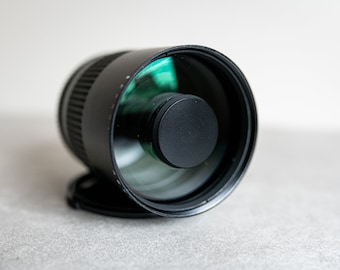 Makinon 500mm f8 Reflex Telephoto Mirror Lens for Canon FD Mount Cameras