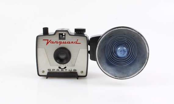 Vintage-Deco-Kamera mit Blitz, nur Deko-/Ausstellungsstück