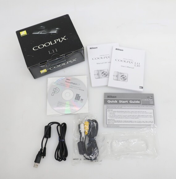 Nikon Coolpix L11 Camera BOX ACCESSORIES ONLY No Camera - Etsy