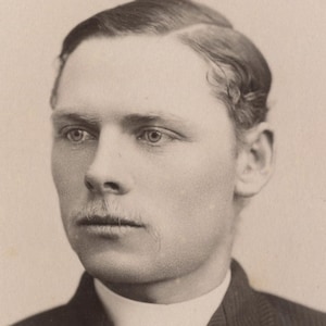 Eureka, Cal, Photo Of Man W/ Nice Suit + Blond Mustache