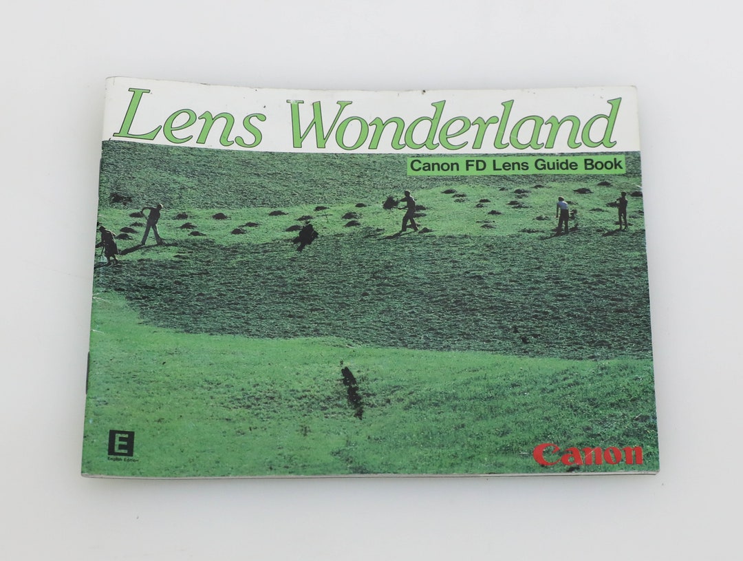 Canon FD Lens Wonderland Guide Book - Etsy
